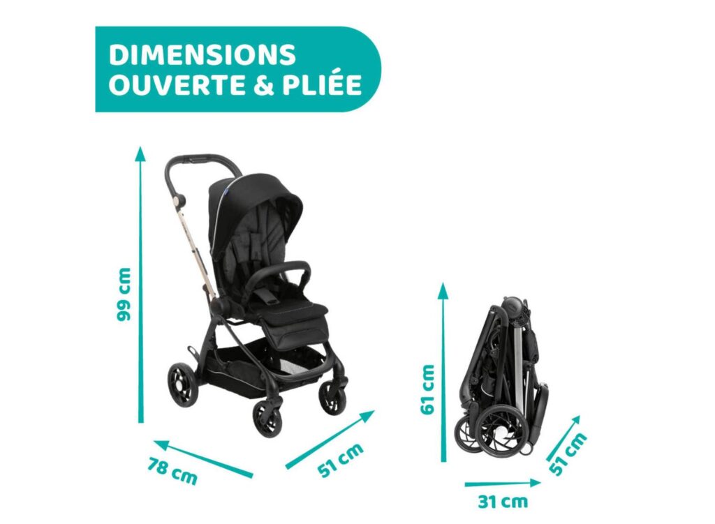 poussette-chicco-one4ever-dimension